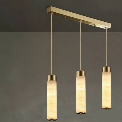 Elim Spanish Stone Pendant light 3 Head Linear(60 cm) | Celestre