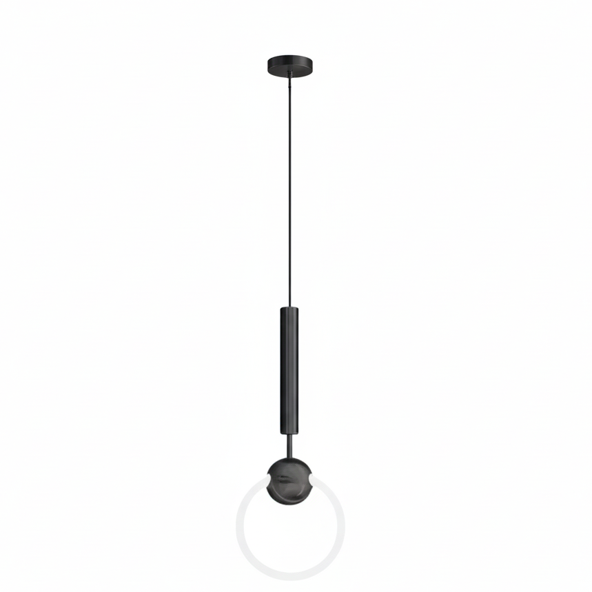 Faura Ring LED Pendant Light Black | Celestre