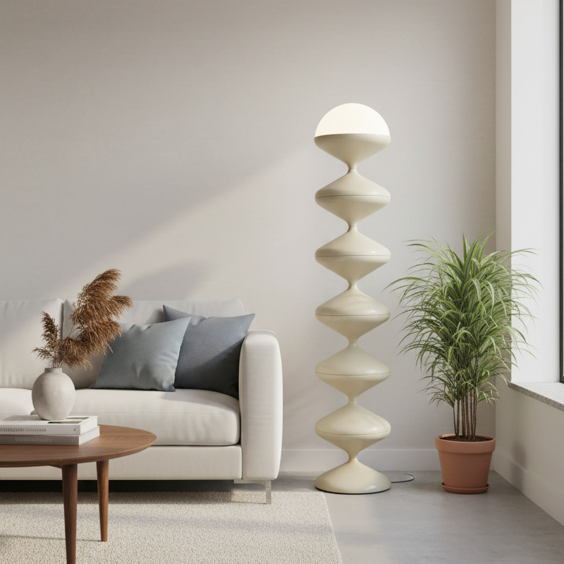 Savia Candy Floor Lamp Milk Green Tri Colour | Celestre