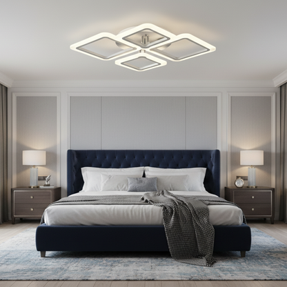 Zera Geometric LED Ceiling Light 4 Heads | Celestre