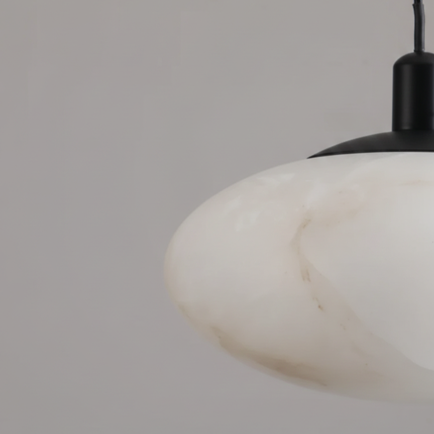 Zlix Alabaster Egg Pendant Light | Celestre