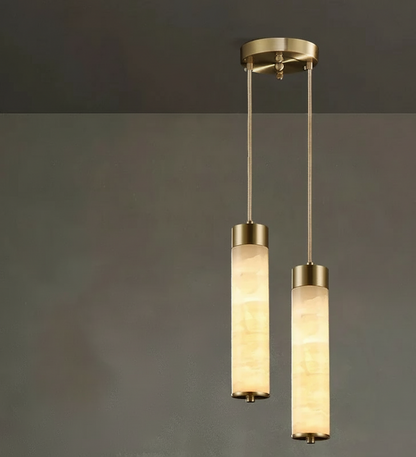 Elim Spanish Stone Pendant light 2 Heads | Celestre