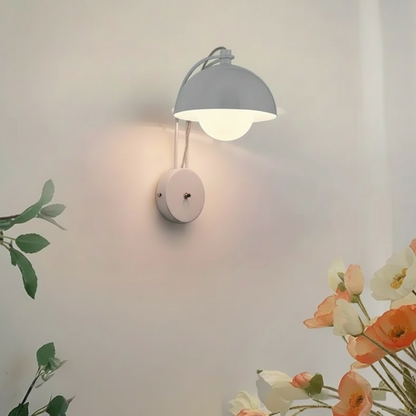 Pera Nested Dome Arched Wall Light White | Celestre