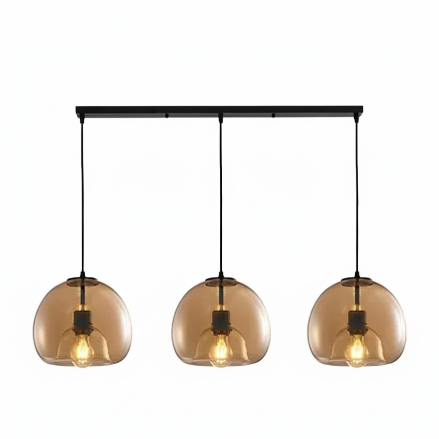 Lurea Glass Dome Pendant Light | Celestre