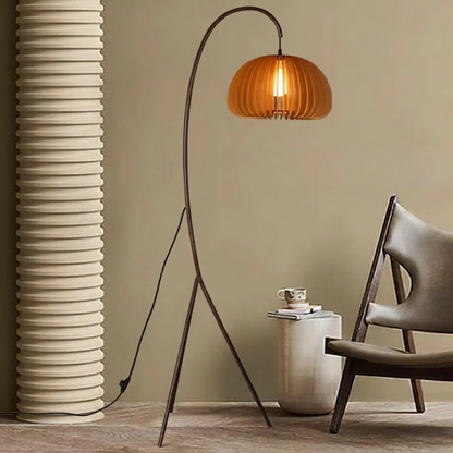 Curo Pumpkin Arc Floor Lamp Cold | Celestre