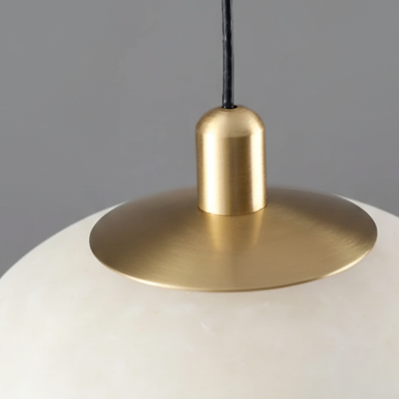 Zlix Alabaster Egg Pendant Light | Celestre