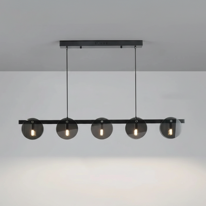 Dova Linear Disc Pendant Light L 110 cm | Celestre