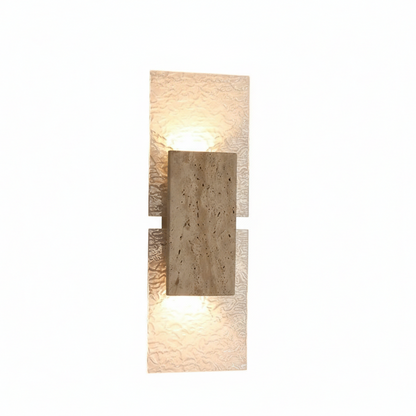 Liwa Travertine Bidirectional Wall Light | Celestre