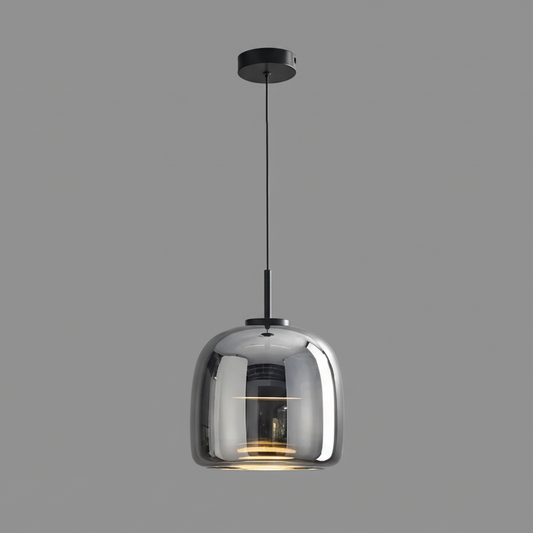 Auri Glass Pendant Light Smoky Grey | Celestre