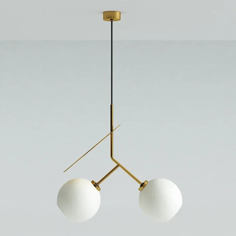 Fevi Cherry Branch Pendant Light Gold-White 2 Heads | Celestre