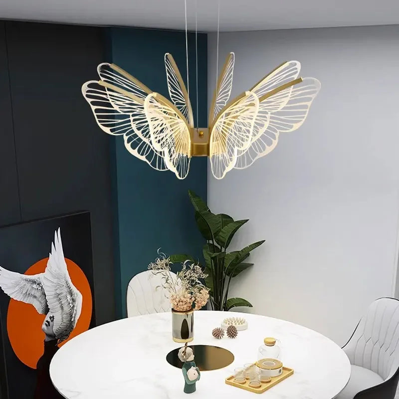 Uzen Butterfly Pendant Light 8 Heads | Celestre