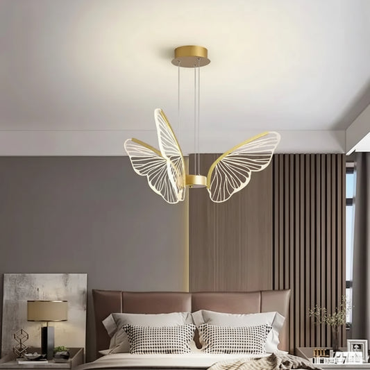 Uzen Butterfly Pendant Light 3 Heads | Celestre