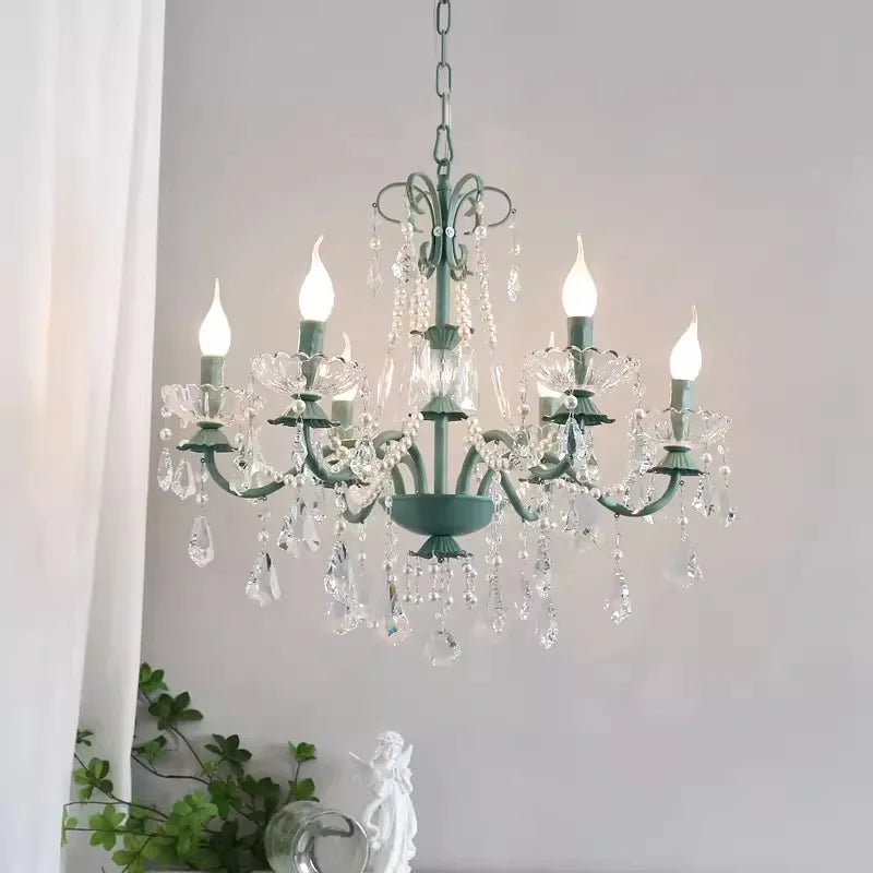 Uvia French Candelabra Crystal Chandelier | Celestre