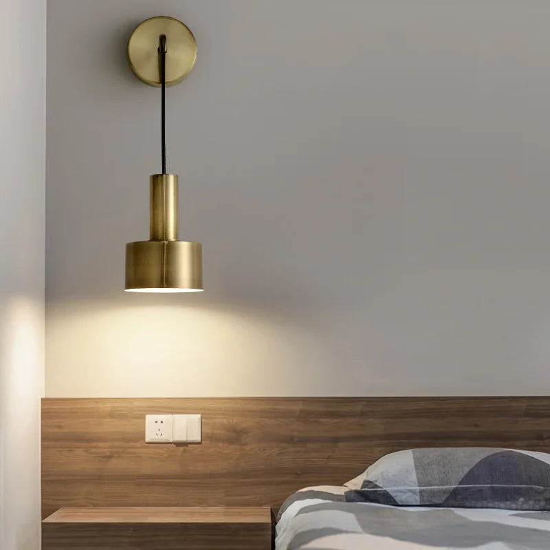 Yarvo Modern Metal Cylinder Pendant Wall Light | Celestre