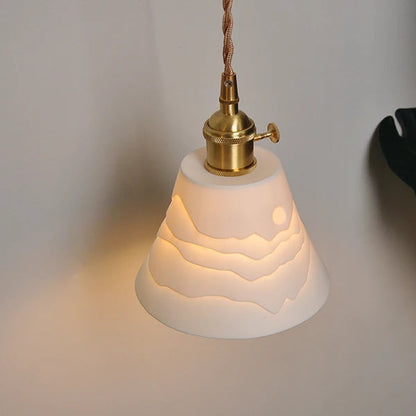 Seza Ceramic Bell Pendant Light | Celestre