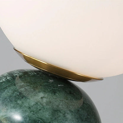 Alor Marble Dome Bedside Lamp | Celestre