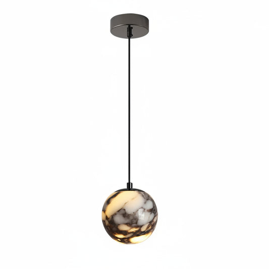 Emma Globe Marble Pendant Light | Celestre