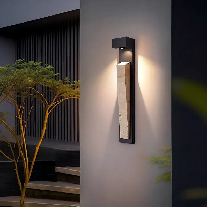 Yero Long Strip Outdoor Wall Light 45 cm No Sensors | Celestre