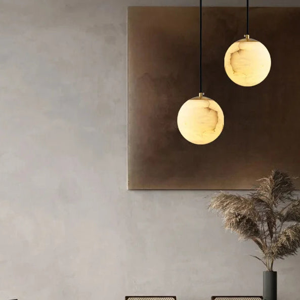 Brisa Spanish Marble Pendant Light Gold | Celestre