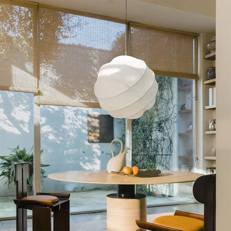 Eva Cocoon Silk Pendant Light D 60 cm | Celestre
