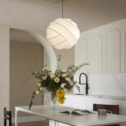 Eva Cocoon Silk Pendant Light D 40 cm | Celestre