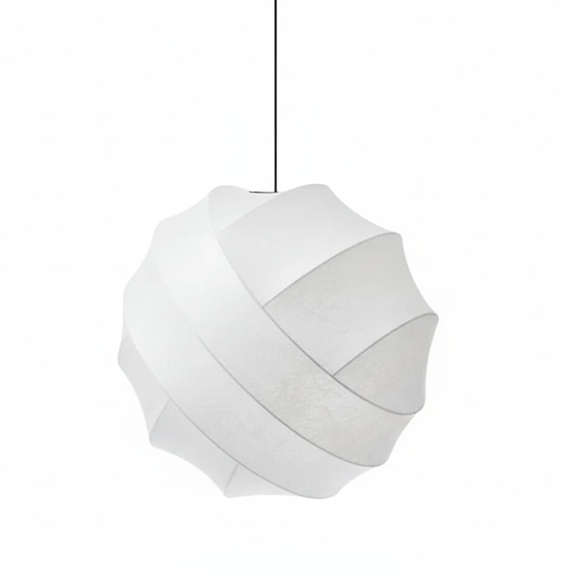 Eva Cocoon Silk Pendant Light | Celestre