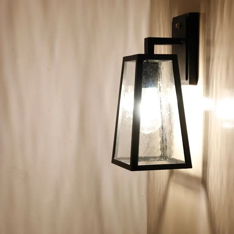 Prin Sensor Trapezoid Outdoor Wall Light | Celestre