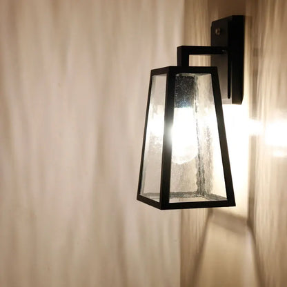 Prin Sensor Trapezoid Outdoor Wall Light | Celestre