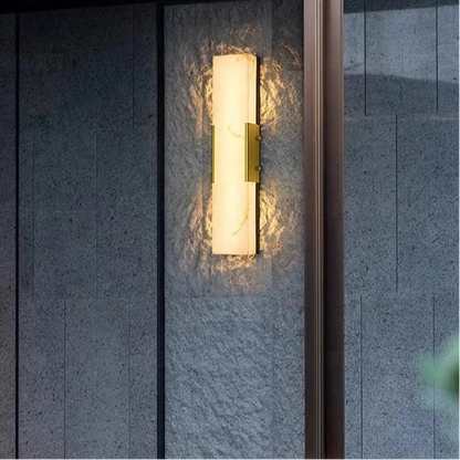 Amra Rectangular Outdoor Wall Light H 45 cm | Celestre