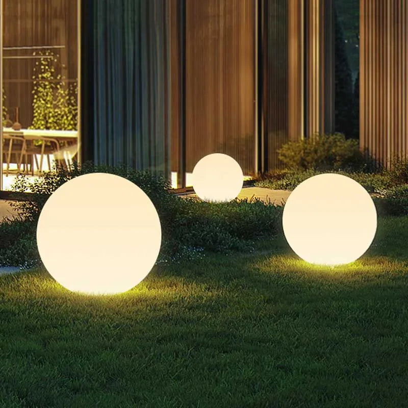 Reki Sphere Outdoor Floor Lamp | Celestre