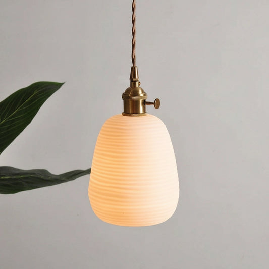 Texa Ceramic Dome Pendant Light Single Head | Celestre