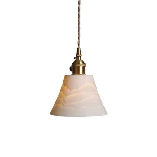 Seza Ceramic Bell Pendant Light | Celestre