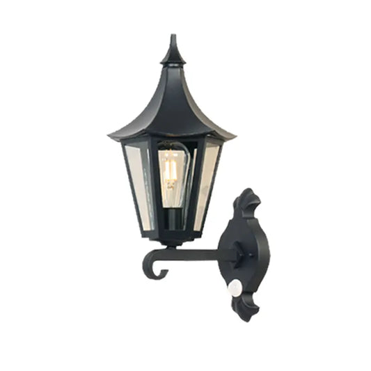 Ziri Lantern Motion Sensor Outdoor Wall Light | Celestre