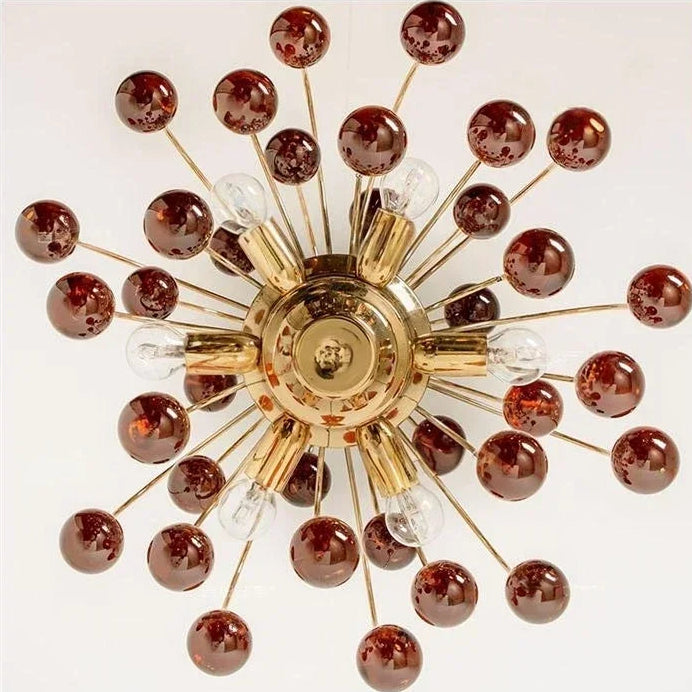 Bair Cherry Stained Glass Chandelier | Celestre