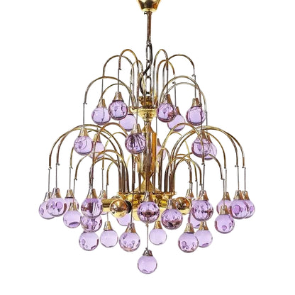 Bair Cherry Stained Glass Chandelier | Celestre