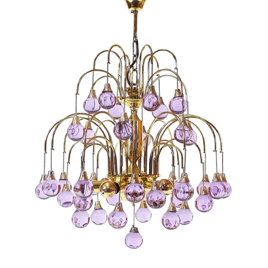 Bair Cherry Stained Glass Chandelier | Celestre