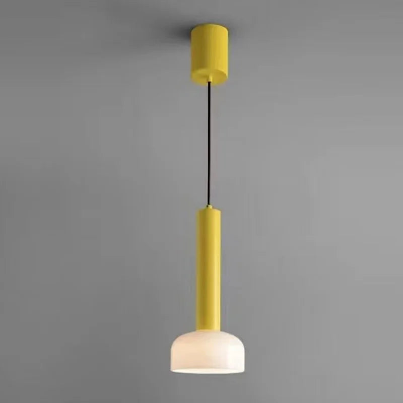 Pira Tubular Pendant Light Yellow | Celestre