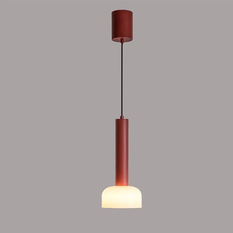 Pira Tubular Pendant Light Red | Celestre