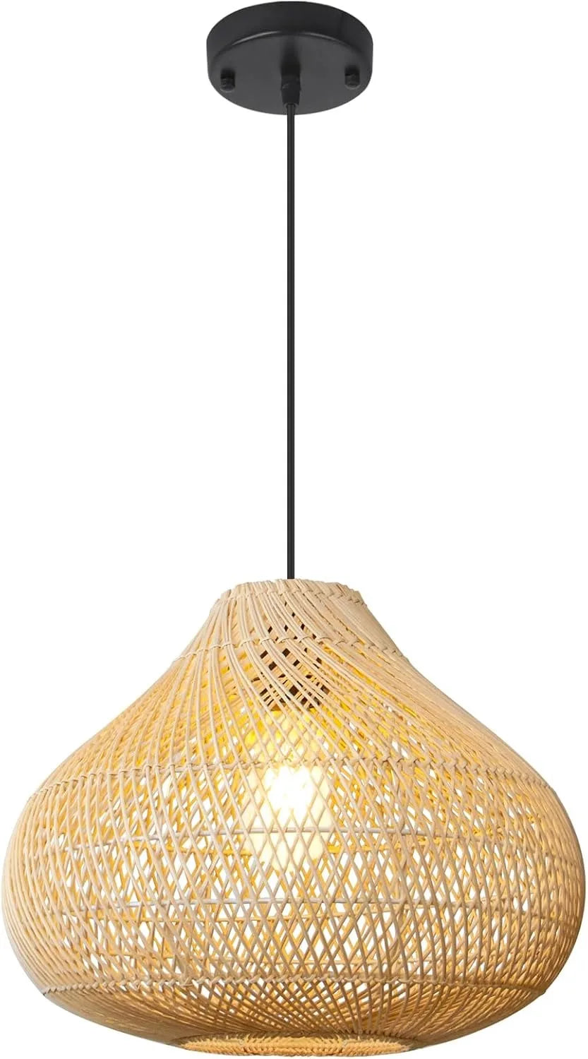 Ivor Wabi-sabi Rattan Pendant Light | Celestre