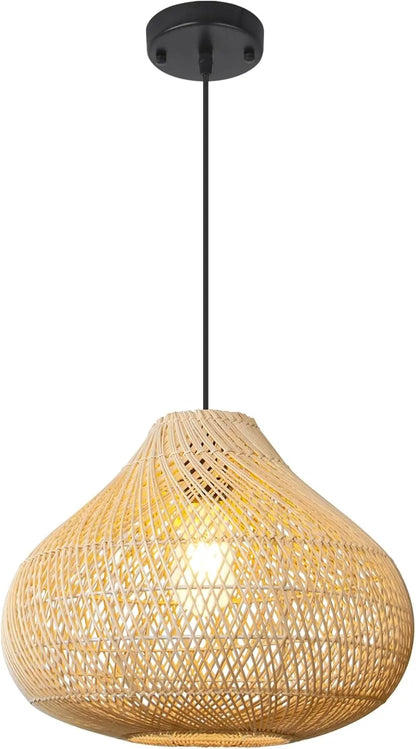 Ivor Wabi-sabi Rattan Pendant Light | Celestre