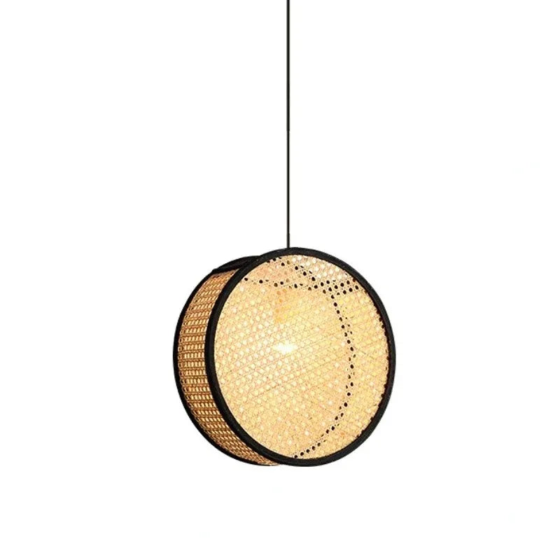 Bexi Woven Round Pendant Light | Celestre