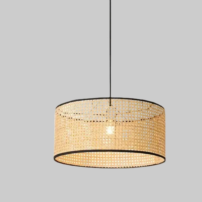 Cilo Woven Drum Pendant Light D 50 cm | Celestre