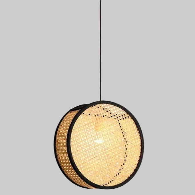 Bexi Woven Round Pendant Light D 35 cm | Celestre