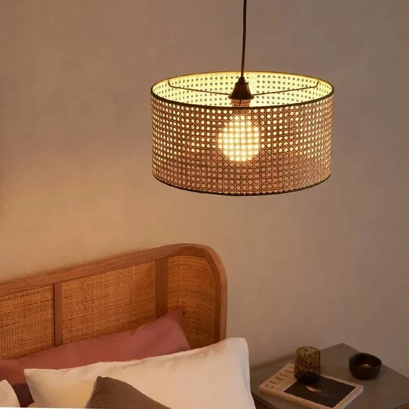 Cilo Woven Drum Pendant Light | Celestre
