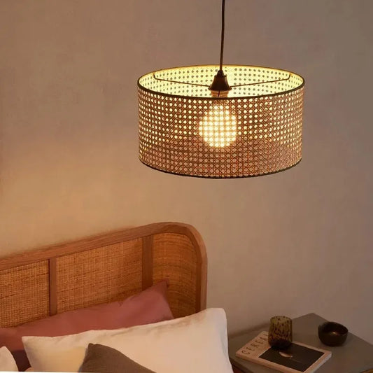 Cilo Woven Drum Pendant Light | Celestre