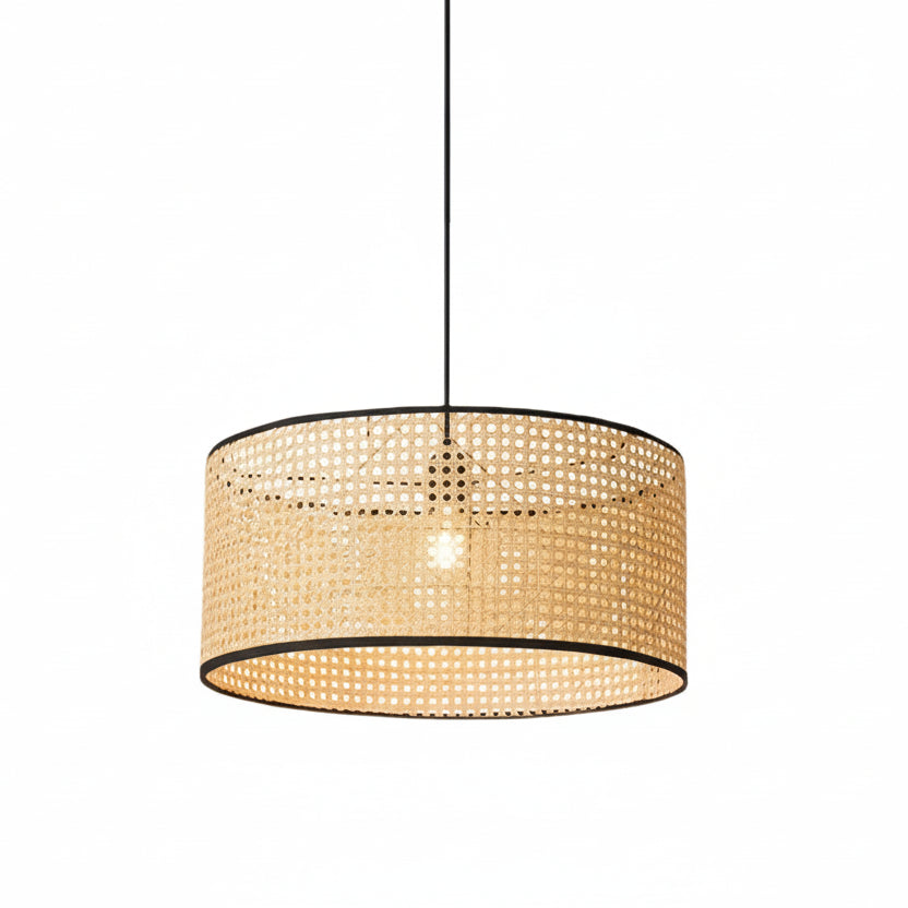 Cilo Woven Drum Pendant Light | Celestre
