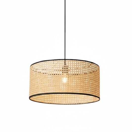 Cilo Woven Drum Pendant Light | Celestre