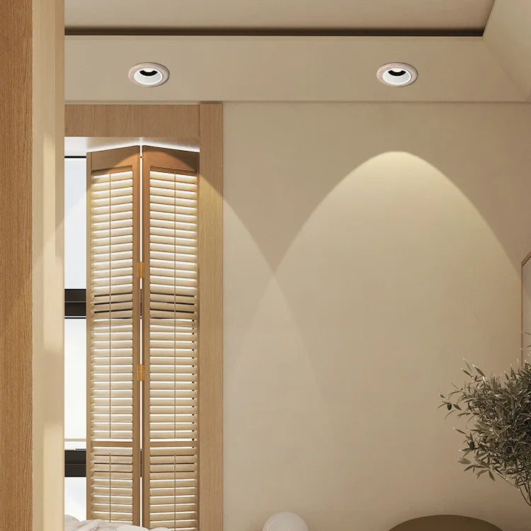 Niri Round Travertine Spotlight Ceiling Light | Celestre