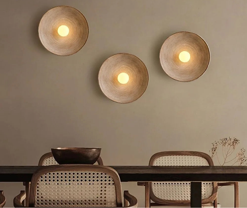 Lura Resin Round Wall Light | Celestre
