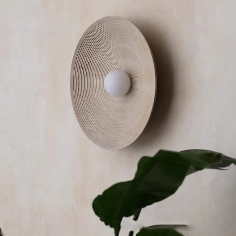 Lura Resin Round Wall Light | Celestre